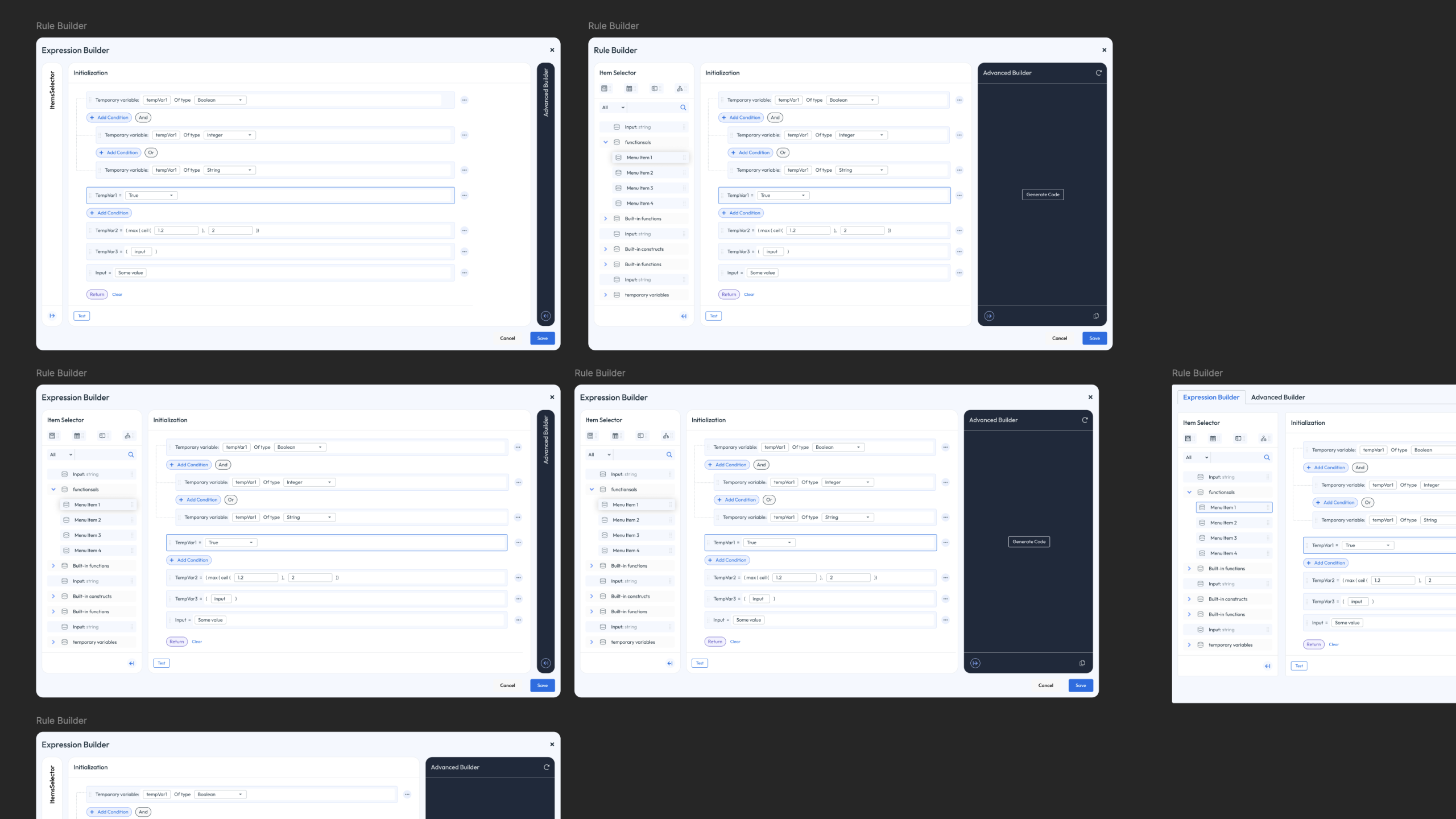 Decision Modeler — IRIS components