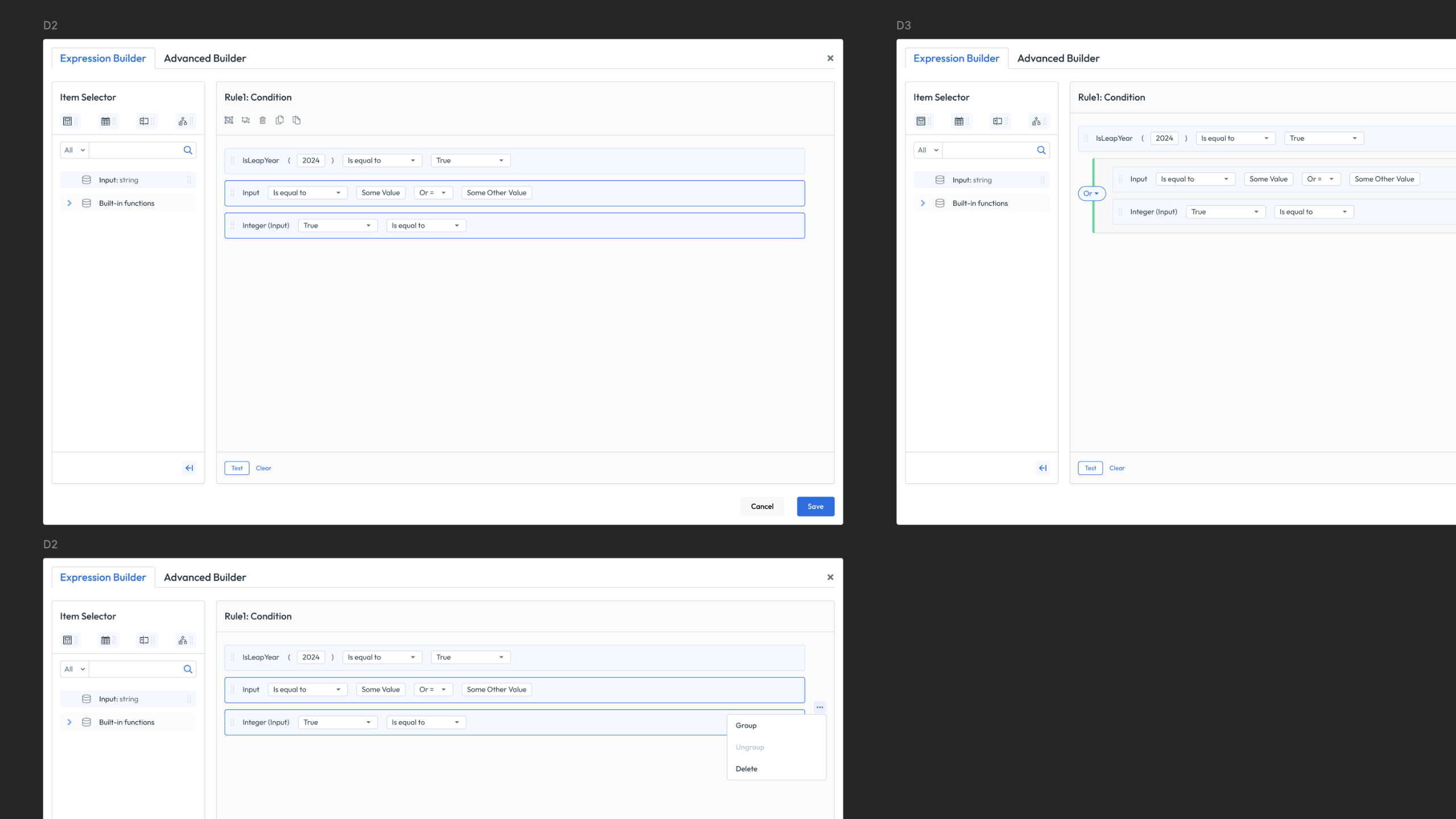 Decision Modeler — IRIS components