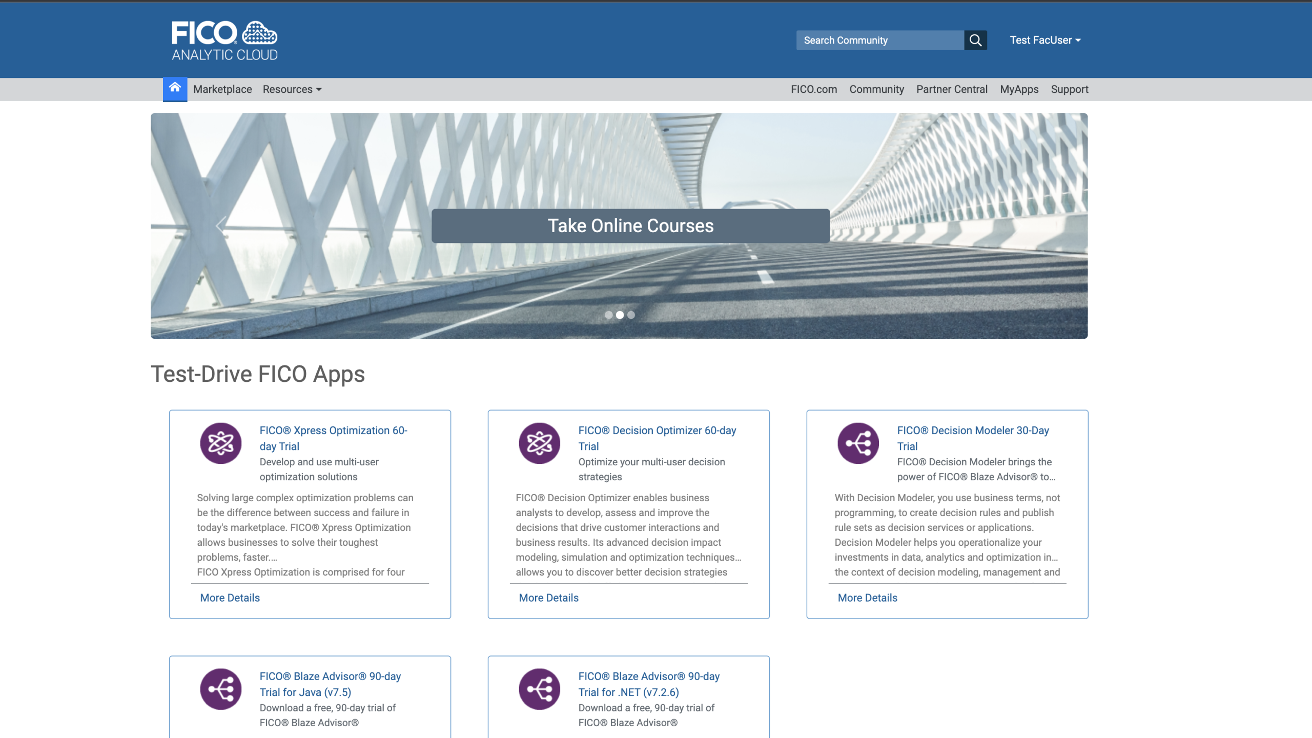 FICO Analytic Cloud — legacy Marketplace