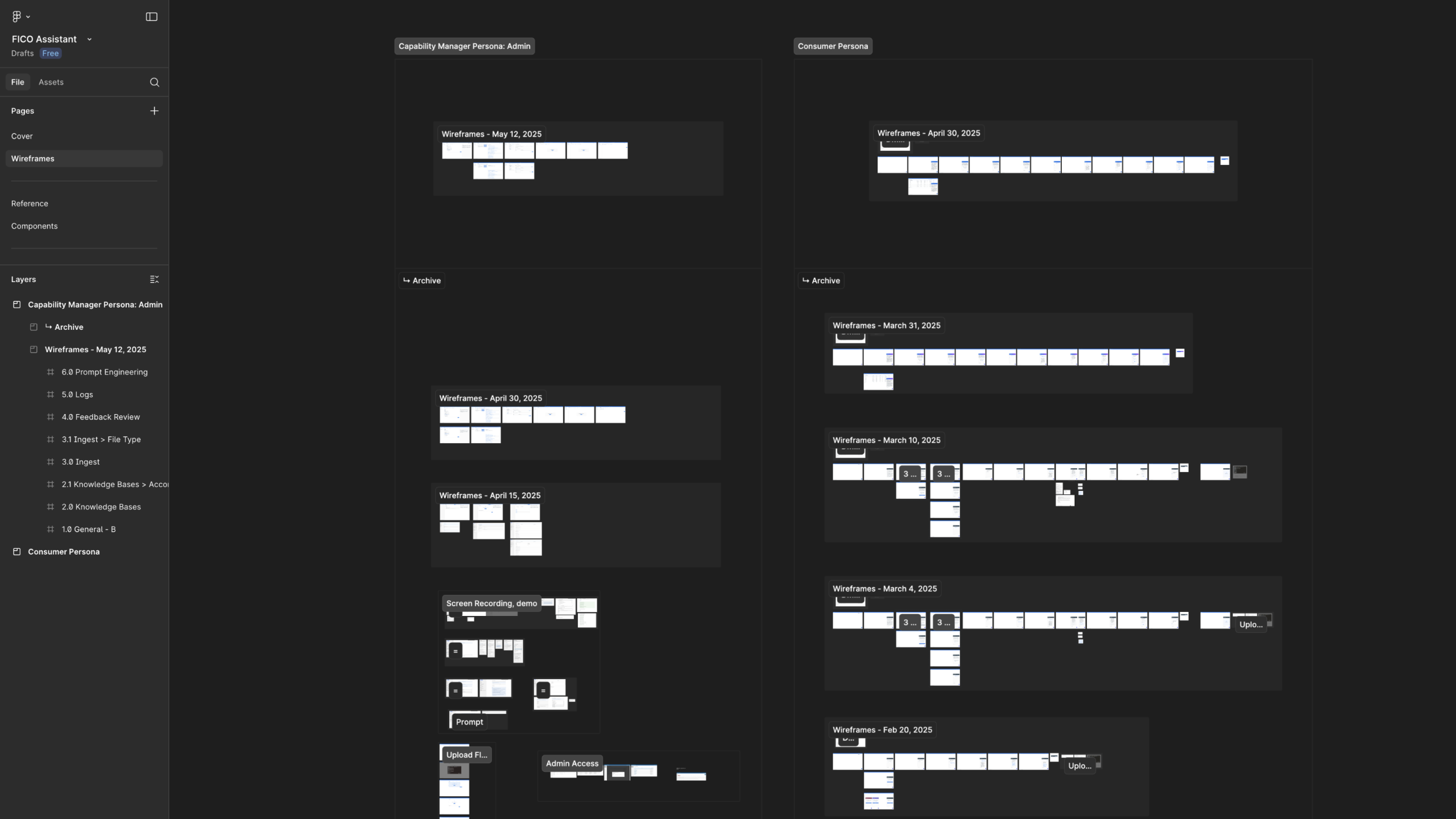 Customer UI — chatbot interface