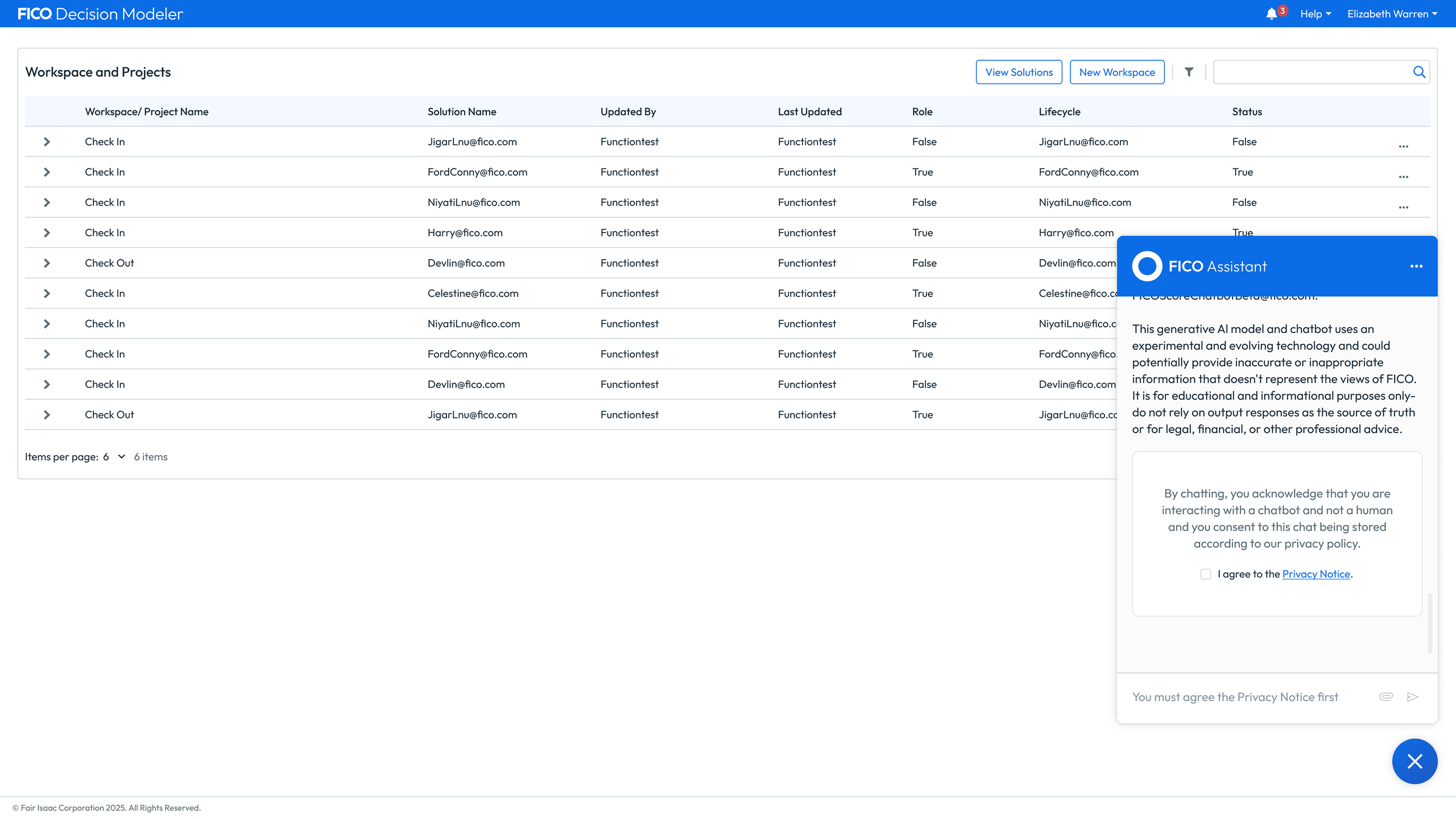 Customer UI — platform integration