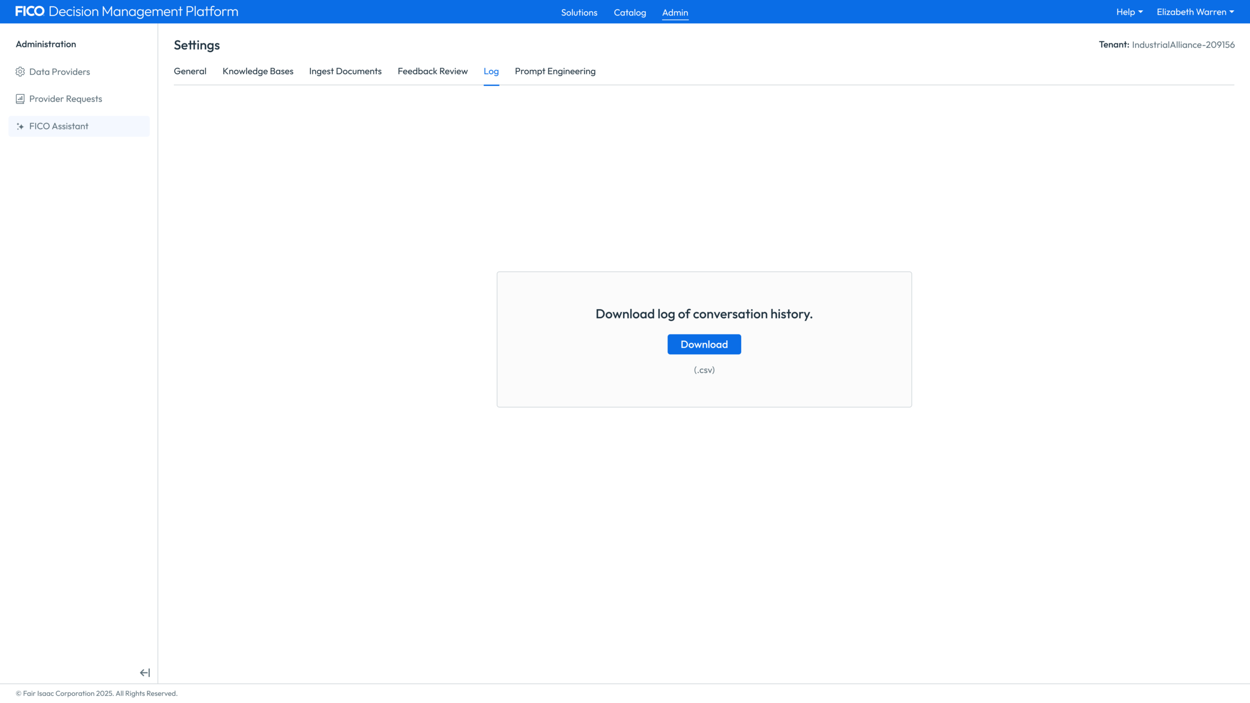 Capability Manager — Logs
