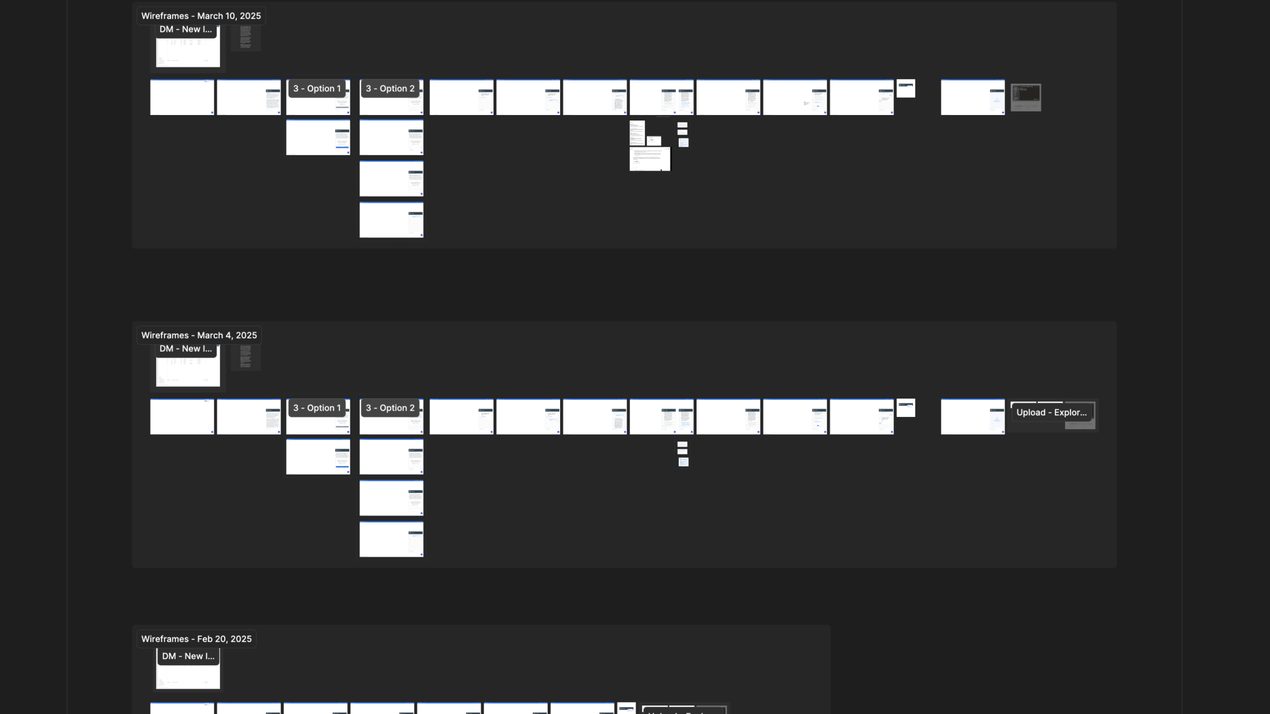 Customer UI — response patterns