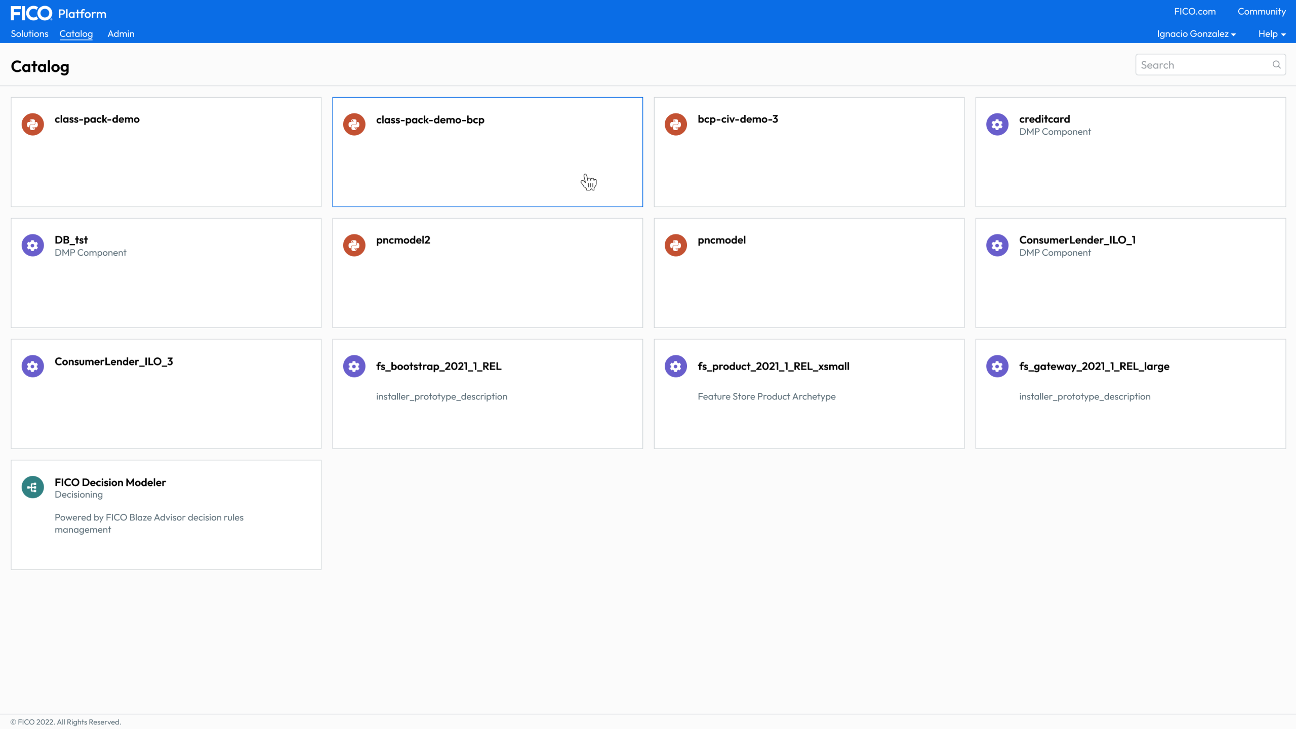 FICO rebrand — platform UI