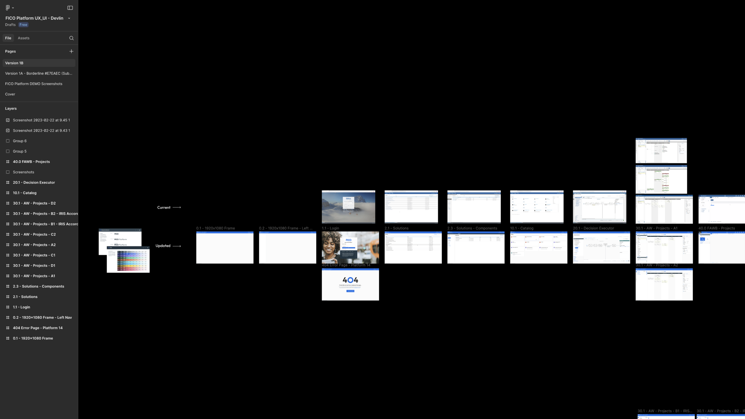 FICO rebrand — platform UI