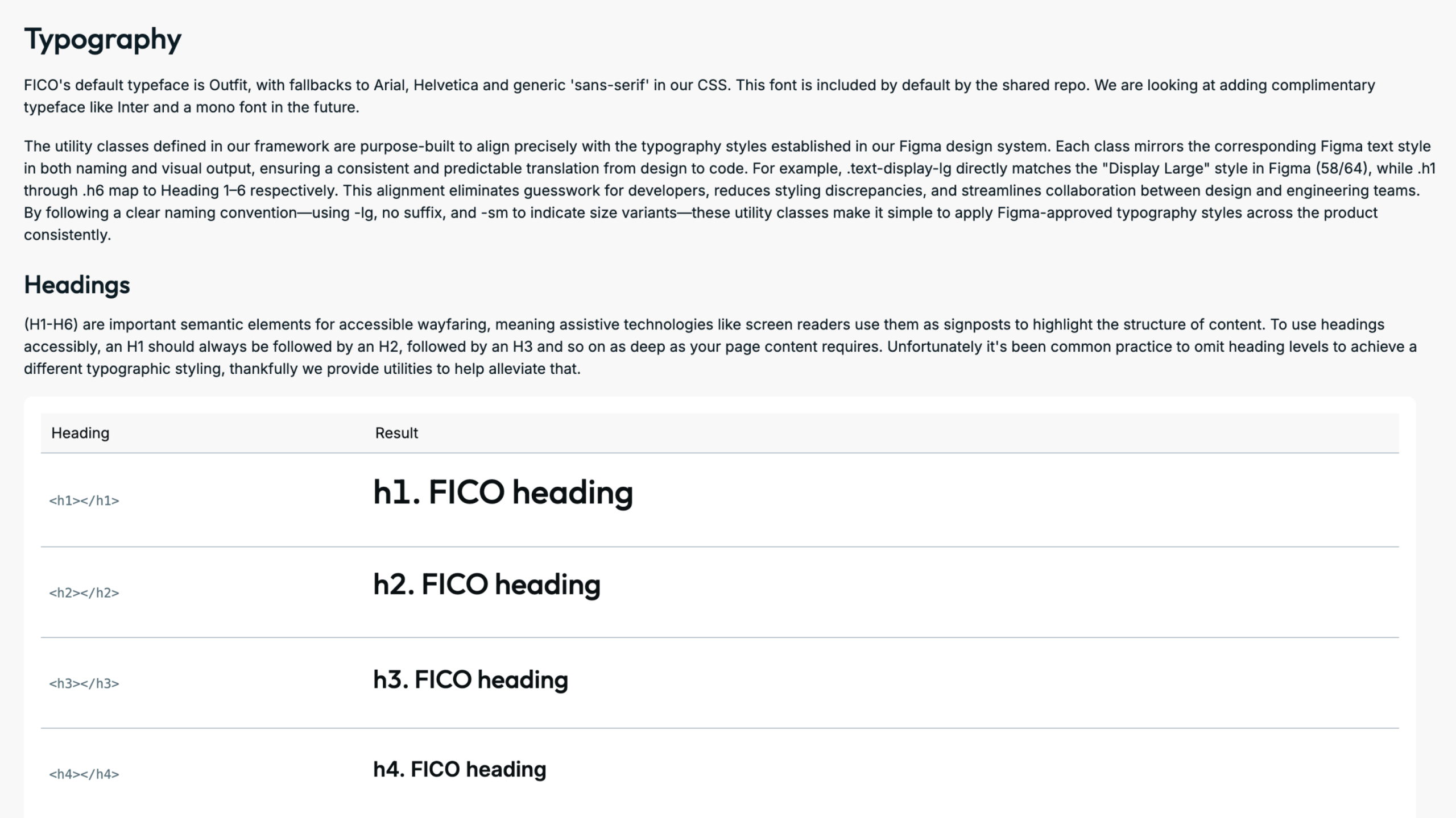 Component guidelines