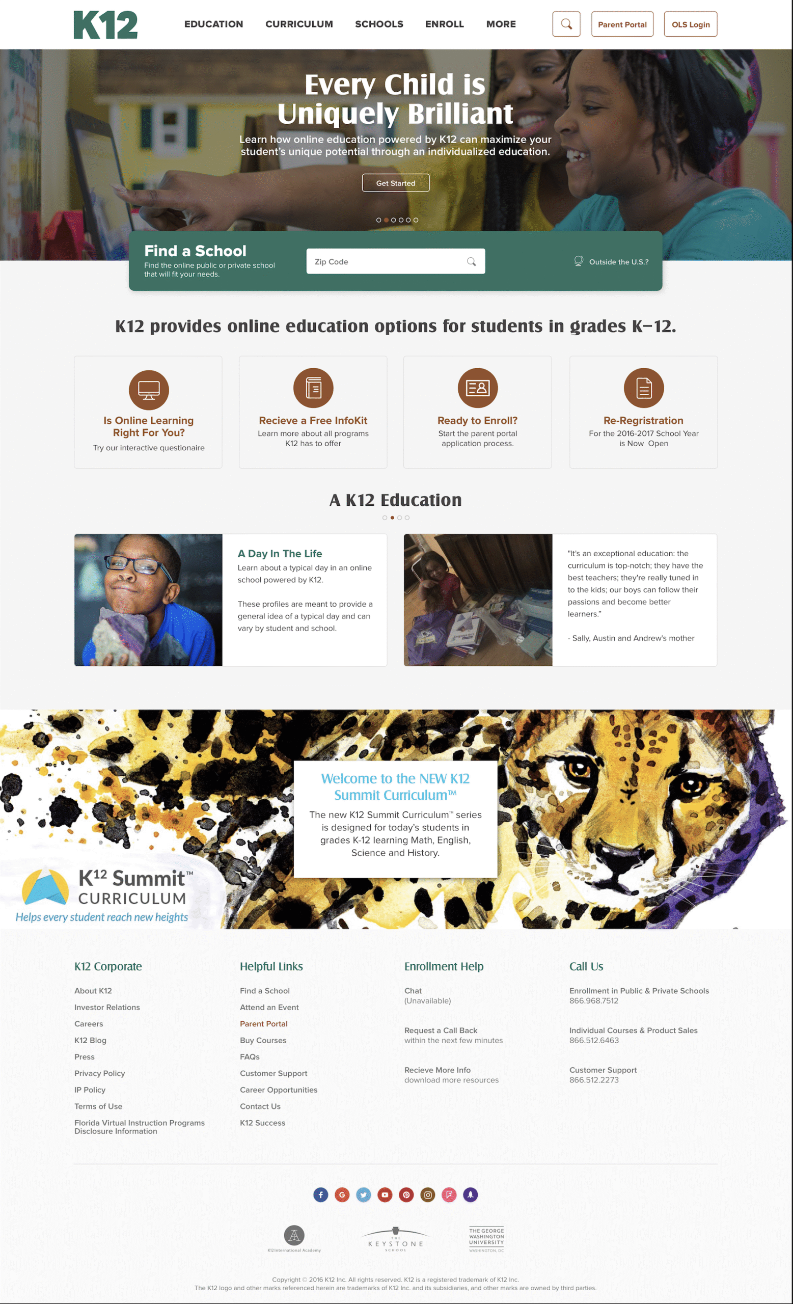 Redesign — homepage concept