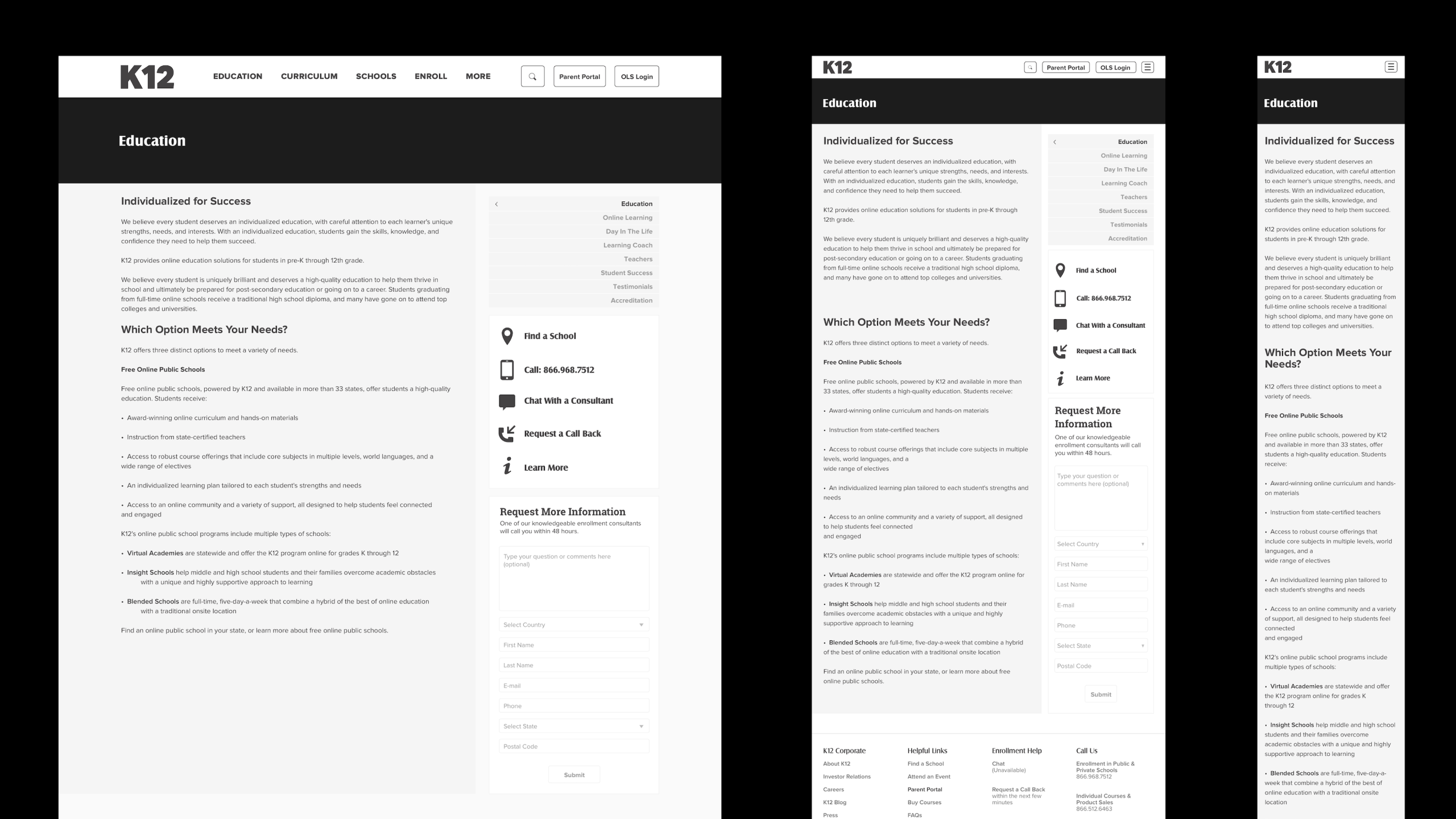 Redesign — navigation exploration