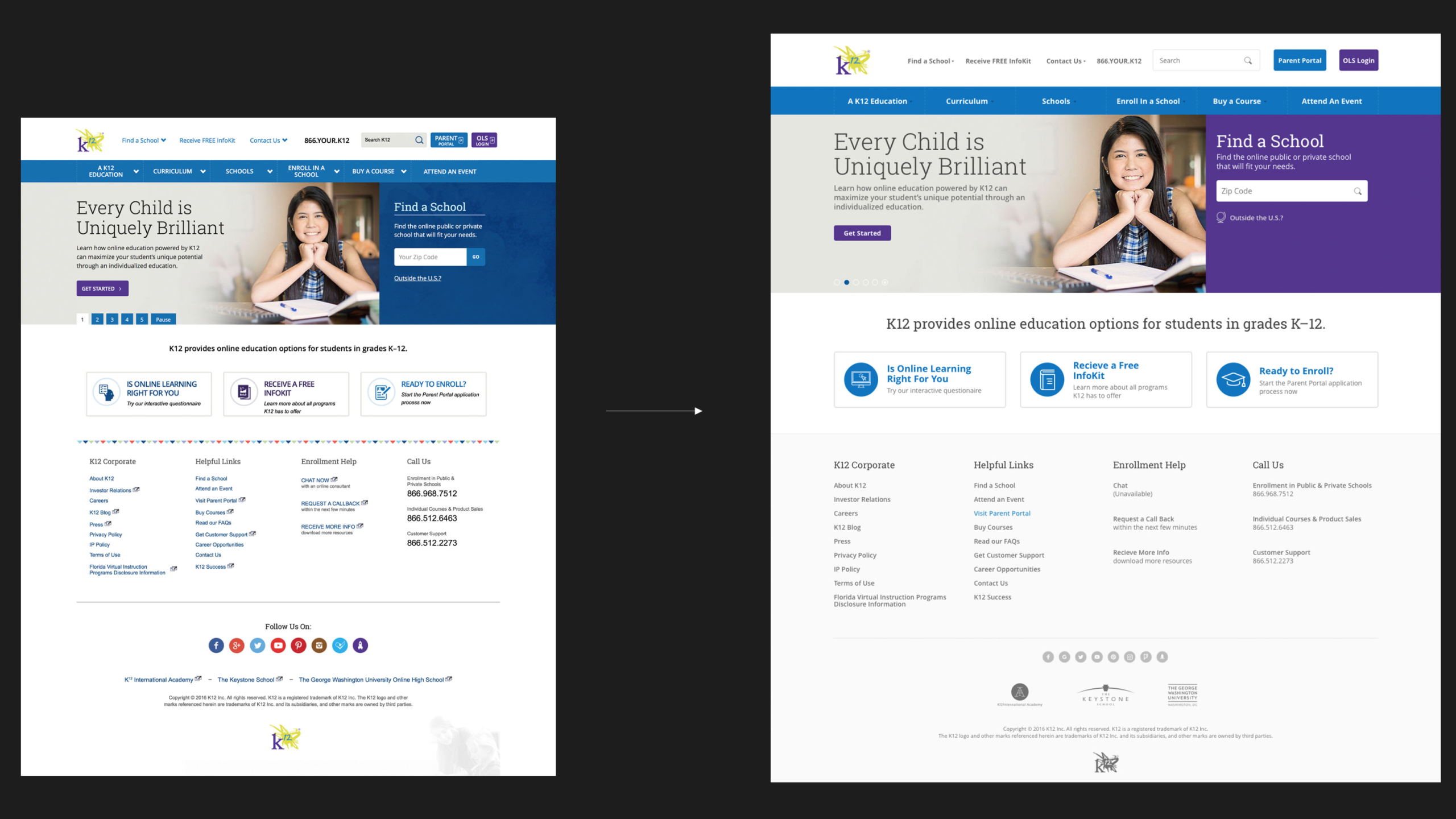 Redesign — alternate direction